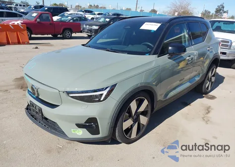 2023 Volvo Xc40 Recharge Pure Electric Twin Ultimate from USA, damaged, VIN YV4ED3UM2P2086867